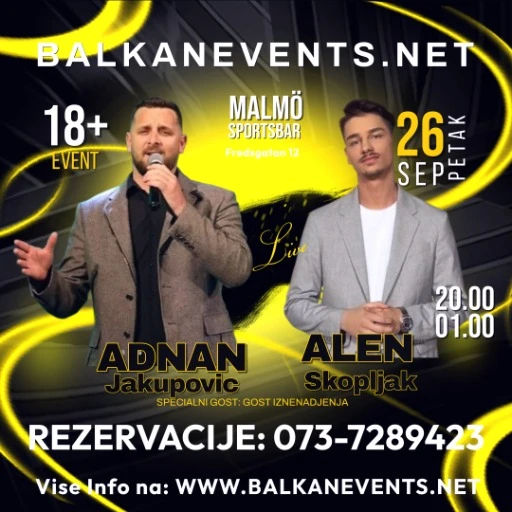 Adnan Jakupovic & Alen Skopljak u Malmö SportsBar